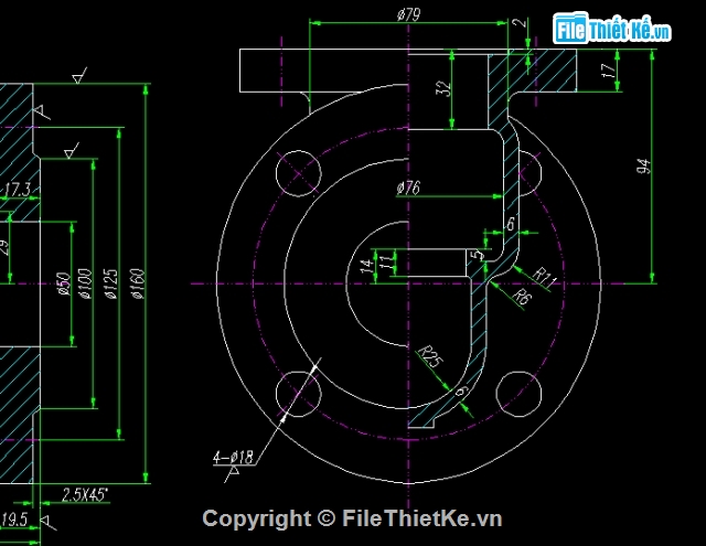 bản vẽ cad,kỹ thuật,thân van